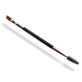 Dual-Ended Eyebrow & Lash Tint Brush - Angled Tip with Spoolie Comb for Henna by Existing Beauty