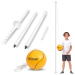 GoSports Backyard Tetherball Game - Full Size Outdoor Tetherball