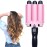MODVICA 3 Jumbo Barrel Curling Iron Wand 32mm Hair Waver Temperature Adjustable Ceramic Big Waves Hair Crimper (1.25\'\')
