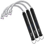 SUPRUS Electric Candle Lighter USB Type C Rechargeable Lighter Steel Shell & Hanging Hook with 360 Flexible Neck(Black, 3)