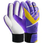 Sportout Kids Goalkeeper Gloves, Soccer Goalie Gloves with Double Wrist Protection and Non-Slip Wear Resistant Latex Material to Prevent Injuries