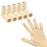 Finger Sleeves , Thumb Splint Brace For Finger Support, Breathable Elastic Finger tape, Compression pression Protector For Reliving Pain, Triggger Finger, Compression Aid For Sports, 10PCS (Beige)
