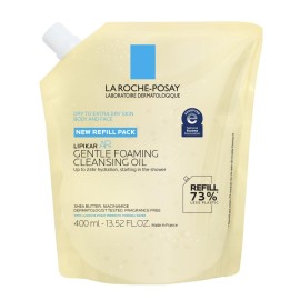 La Roche-Posay Lipikar AP+ Gentle Foaming Cleansing Oil, Gentle Oil Cleanser for Face and Body Formulated with Niacinamide, Long-Lasting 24-hour Hydration, Fragrance-Free & Soap Free