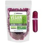 XPRS Nutra Size 1 Empty Capsules - 500 Count Empty Vegan Capsules - Vegetarian Pills - DIY Vegetable Capsule Filling- Veggie Pill Caps for Do-It-Yourself Supplements (Purple Carrot)