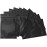 200 Pack Mylar Bags 4 x 6 Inch Resealable Smell Proof Bags Foil Pouch Bag Flat Bag Matte Black