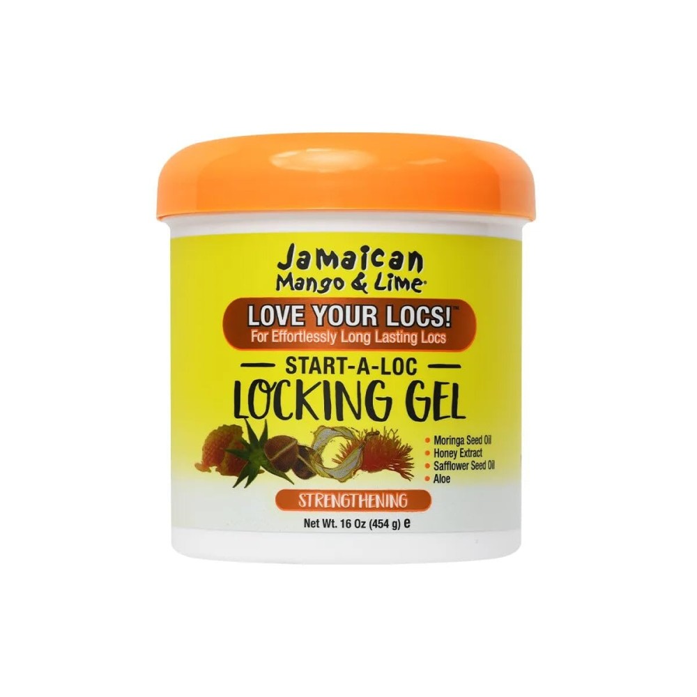 Jamaican Mango & Lime Start-A-Loc Locking Gel - No-Flake Firm Hold for Locs, Twists, Braids & Retwists - Strengthens Hair, and Hydrates Scalp 16 oz