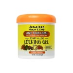 Jamaican Mango & Lime Start-A-Loc Locking Gel - No-Flake Firm Hold for Locs, Twists, Braids & Retwists - Strengthens Hair, and Hydrates Scalp 16 oz