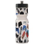 50 Strong 22oz Kids Sports Squeeze Water Bottle - BPA-Free with Pull Top Cap - Durable & Reusable for School, Boys & Girls - Made in USA - Video Games