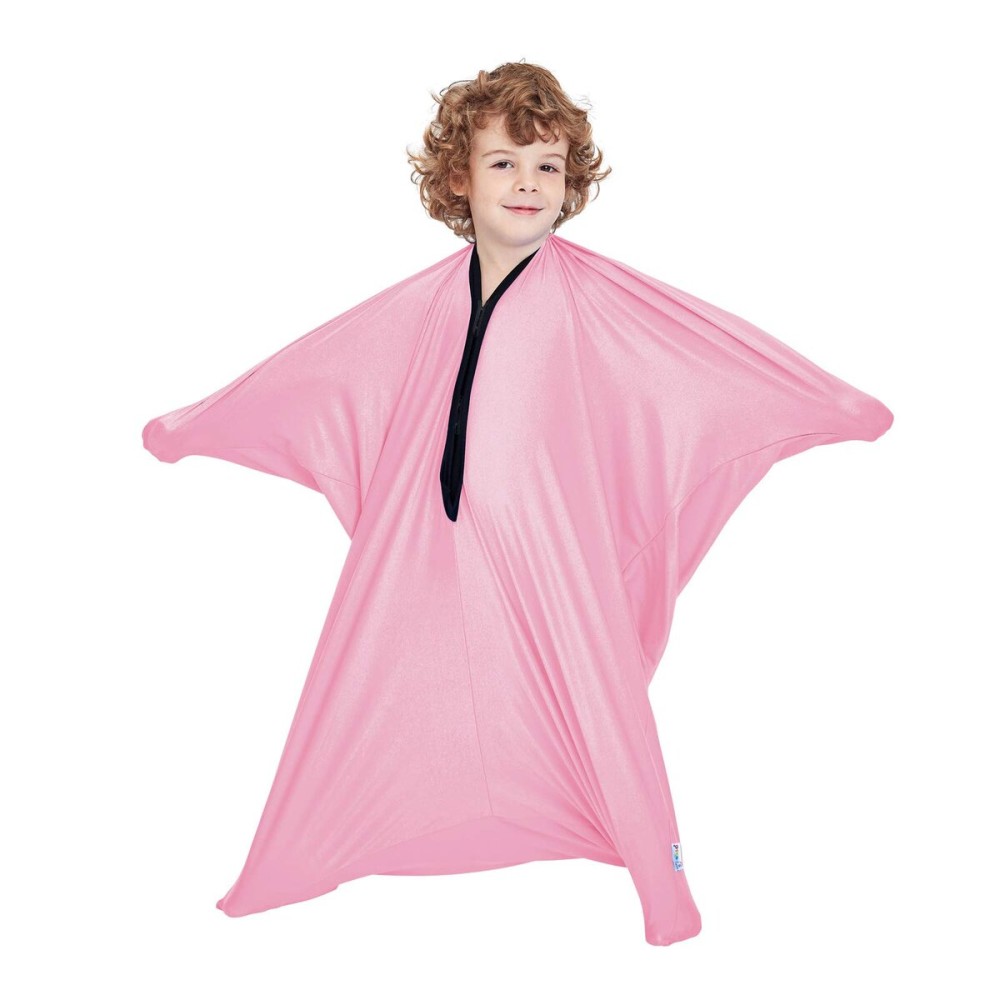 SANHO Dynamic Movement Sensory Sock Body Sock, Medium,6-9 Years Old, 47\'\'H X 27\'\'W, Good for Height:41-51,Pink