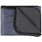 REDCAMP Large Waterproof Stadium Blanket for Cold Weather, Soft Warm Fleece Camping Blanket Windproof for Outdoor Sports, Grey