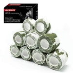 FRESINIDER 9 Rolls Self Adhesive Wrap Athletic Tape Gauze, Breathable Elastic Cohesive Bandage for Sports Injury & Pet (7 Pcs 2 x 5 Yards + 2 Pcs 1 X 5 Yards) (Snow Camo)