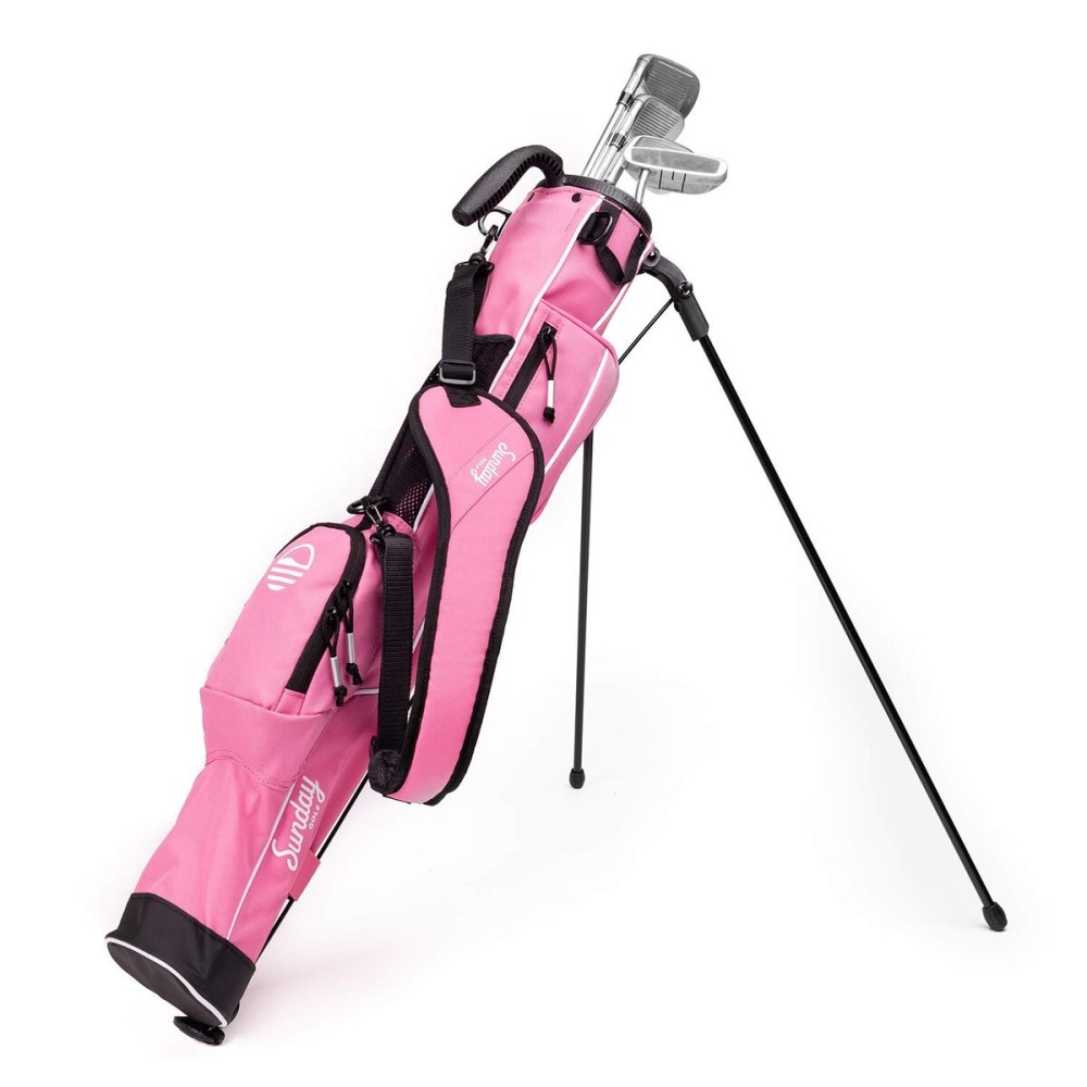 The Original Lightweight Sunday Golf Bag with Stand - Easy to Carry, Durable Pitch & Putt Bag for Driving Range, Par 3 & Executive Courses