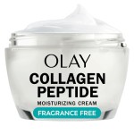 Olay Collagen Peptide Face Moisturizer, Firming Cream for Women, Fragrance-Free, Non-Greasy - Hydrating, Anti-Aging, Anti-Wrinkle, Smooth Fine Lines, Plumping Skin Care - Niacinamide, 1.7 Oz