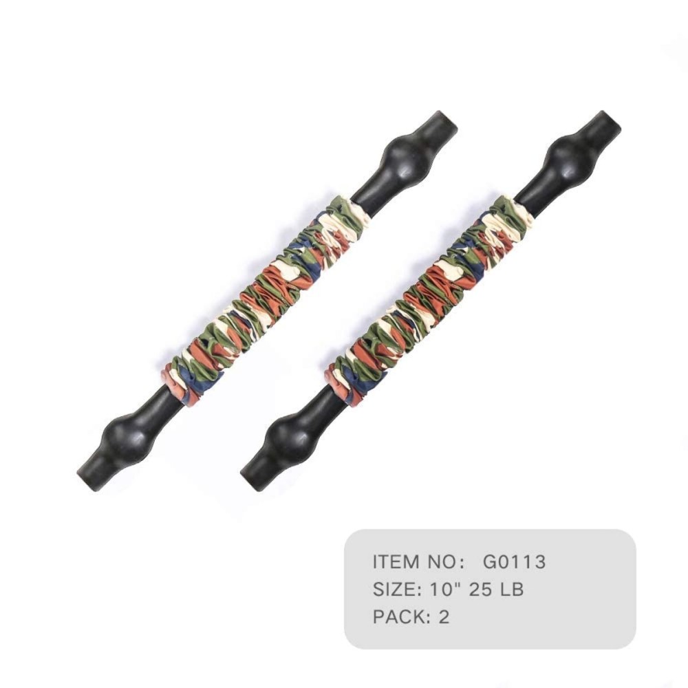 INNSTAR Resistance Bands Accessories Exercise Bands AttachmentFitness Handles, Workout Bar for Home Gym (Bench Press Band Camo Green-10 Inches)