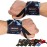 Rip Toned Wrist Wraps for Weightlifting - USPA & USAPL Approved 18 Wrist Straps for Powerlifting - Adjustable, Durable Gym Wraps with Thumb Loop - Maximum Support for Men & Women - Blue Camo Stiff
