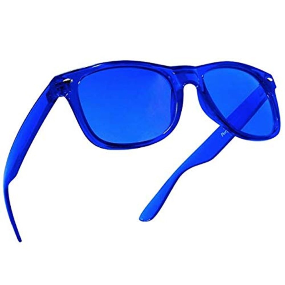 PURPLE CANYON Blue Color Therapy Glasses for Chakra Healing, Chromotherapy, and Mood