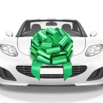 Mata1-USA - Huge Car Bow - Green, 18 Inch - Big Gift Wrapping Bow for Large Gift Decoration - Giant Size for Indoor & Outdoor Use - 20 Loops & 4 Stickers