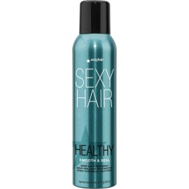 SexyHair Healthy Smooth and Seal Shine and Anti-Frizz Spray, 6 Oz | Smooths Cuticle | Adds Shine and Reduces Frizz | All Hair Types
