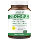 Candida Support (120 Capsules) - Caprylic Acid, Oregano Oil & Probiotics Help Maintain Already Normal Levels of Yeast and Candida - Vegetarian, Non-GMO Intestinal Supplement - Gut Cleanse (No Pills)