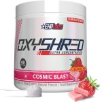 EHP Labs OxyShred Pre Workout Powder - Preworkout Powder with L Glutamine & Acetyl L Carnitine, Energy Boost Drink - Cosmic Blast, 60 Servings