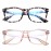 Hycredi Kids Blue Light Blocking GlassesAnti Eyestrain & UV Protection, Computer Gaming TV Phone Glasses for Boys Girls (Leopard+Clear pink)