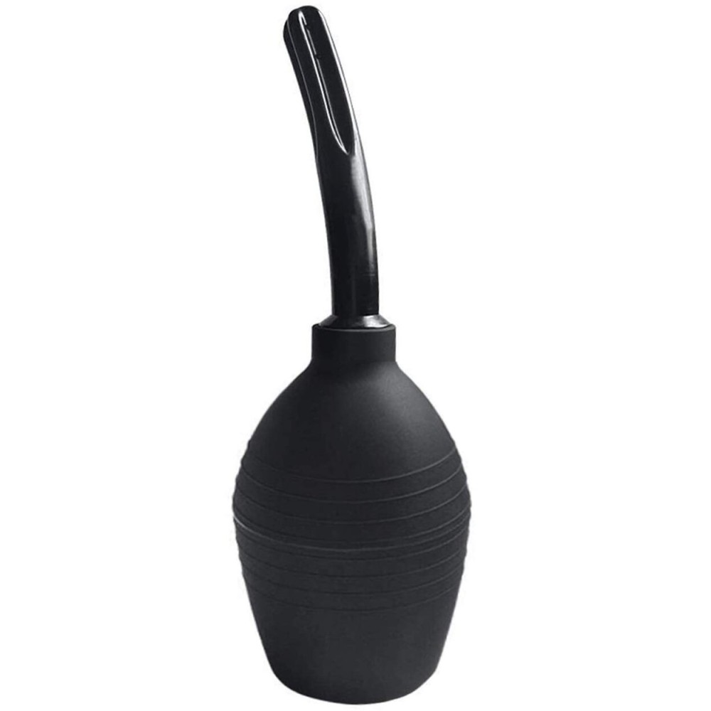 Abyclean Anal Douche Enema Bulb Vaginal Douche Enema Cleaner for Womens or Mans Health (500ml Black)