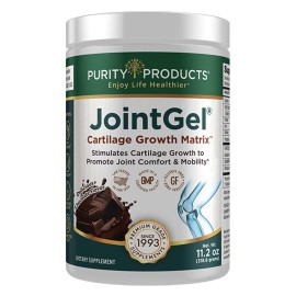 Purity Products JointGel Formula - Collagen Peptides + MSM - Supports Joint Function + Flexibility While Fortifying Joint Cartilage - Dual Action - Daily Powder - 30 Servings (30 Servings, Chocolate)