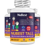 NuBest Tall Kids - Toddlers Vitamins and Kids Vitamins for Age 2 to 9 - Support Bone Strength, Overall Health and Immunity - Animal Shapes - 270 Chewable Berry Tablets | Pack 3