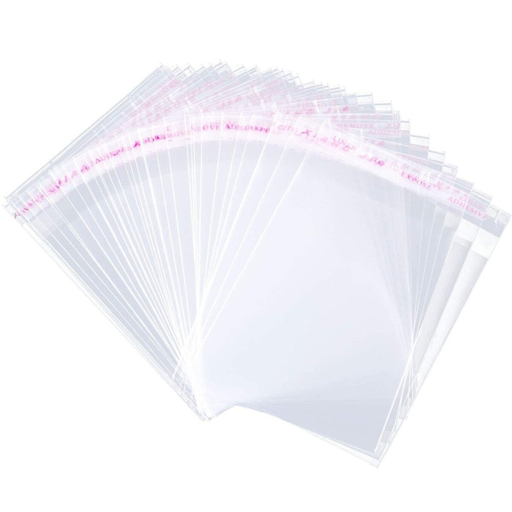 200 Pcs Cellophane Bags 2x3 Inches Self Sealing Cello Bags Small Clear Cookie Bag Adhesive Resealable Plastic Poly Cellophane Treat Bag for Candy Jewelry Gifts Decorative Favor