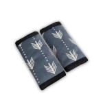 Car Seat Strap Covers for Baby, Anti Slip car seat Strap Pads, Toddler Seat Belt Covers Soft wrap Cushion for boy Girl, Protect Neck and Shoulder rubbing, fit Stroller/Carrier/Pushchair; 2 pcs; Grey