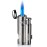 GUEVARA Butane Torch Lighter with Punch Windproof Double Jet Lighters (Grey)