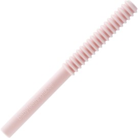 Baby Teething Tubes - Made in The USA Baby Teething Toys - Soft & Durable Infant Toys and Toddler Silicone Teether - 7 Inches, Pink - Baby Must Haves for Teething Relief - Food Safe & Easy to Clean
