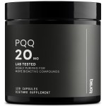 Toniiq 99%+ 20mg Supplement - Ultra High Purity PQQ 20mg Concentrated Formula - PQQ 20 mg 120 Capsules - Pyrroloquinoline Quinone Supplement - 1 Capsule Serving - Vegetarian Capsules