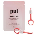 PUL Pack of 2 Reusable 2-in-1 Aligner Seating Chewie & Removal Tool - Compatible with Invisalign, Removable Braces, Retainers, Trays - Easy-to-Use Remover & Chew, Dental & Oral Hygiene Care - Pink