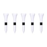 Zivisk Wooden Golf Tees 1-1/2 inch 100 Count, 1.5 Short Golf Wood Bamboo Tees(White,38mm)