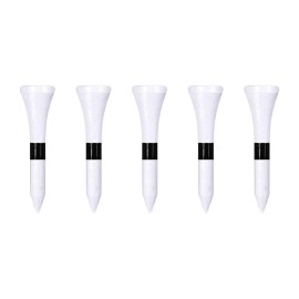 Zivisk Wooden Golf Tees 1-1/2 inch 100 Count, 1.5 Short Golf Wood Bamboo Tees(White,38mm)