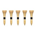 Zivisk Wooden Golf Tees 1-1/2 inch 100 Count, 1.5 Short Golf Wood Bamboo Tees(Natural Color,38mm)