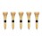 Zivisk Wooden Golf Tees 1-1/2 inch 100 Count, 1.5 Short Golf Wood Bamboo Tees(Natural Color,38mm)