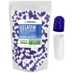XPRS Nutra Size 2 Empty Capsules - 1000 Count Empty Gelatin Capsules - Pills DIY Capsule Filling - Pure Bovine Pill Gel Caps for Do-It-Yourself Supplements (Purple/White)