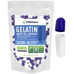 XPRS Nutra Size 2 Empty Capsules - 100 Count Empty Gelatin Capsules - Pills DIY Capsule Filling - Pure Bovine Pill Gel Caps for Do-It-Yourself Supplements (Purple/White)
