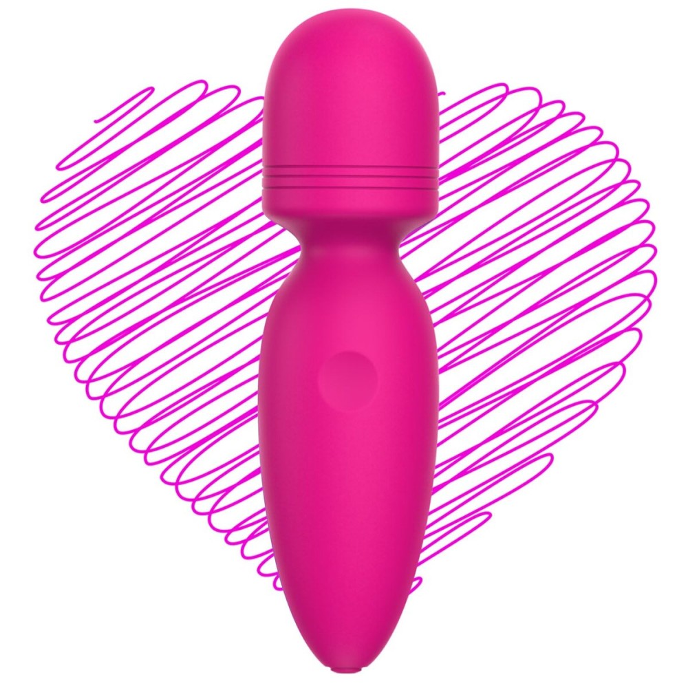 Apowand Mini Massager,Small Cordless Handheld Massager with 10 Quiet Vibration Modes, Personal Rechargeable Massager for Neck Shoulder Back Body