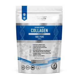 The Intelligent Health Hydrolyzed Collagen Peptides Powder, Grass Fed, High Protein, Unflavored, Gluten-Free, Paleo & Keto Friendly, 10g per Serving (200g) Supports Skin, Hair, Nails, Joints, & Bones