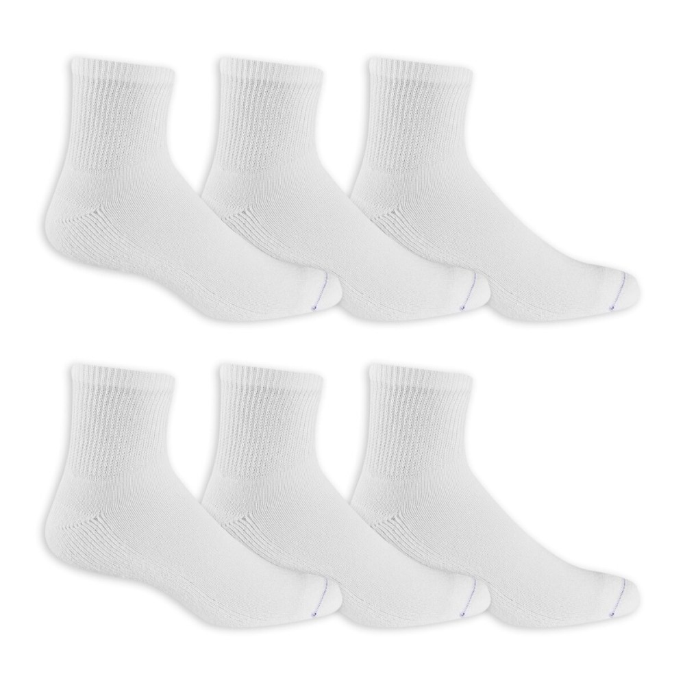 Dr. Scholl\'s Mens Diabetes & Circulator - 4 6 Pair Packs Non-binding Comfort And Moisture Management Sock, White, 7-12 US