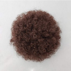Yinmei Baibian Afro Puff Drawstring Ponytail Kinky Curly Pony tails Hair Synthetic Bun Extensions Hairpieces Updo Hair With Two Clips for Women Girls(4)