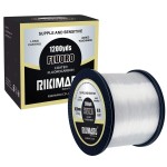 RIKIMARU Fluoro Fishing Line, 100% Fluorocarbon Coated Fishing Line (Clear, 4LB/0.18mm/1200Yds)