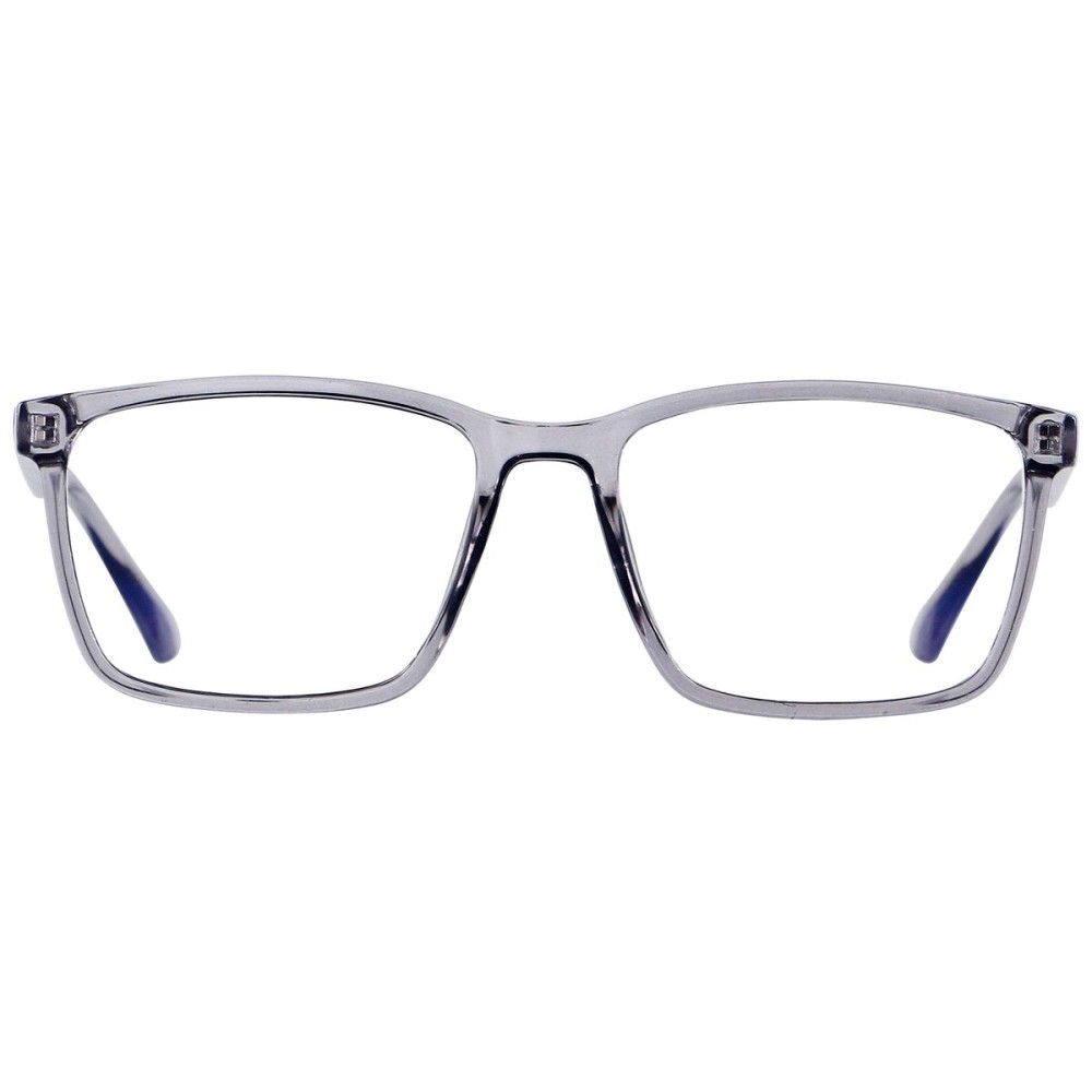 ANDWOOD Blue Light Blocking Glasses Men Women Computer Filter Large Frame Bluelight Blocker Anti Blue Ray Square Grey