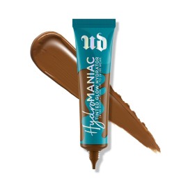 Urban Decay Hydromaniac Dewy Foundation (80 Deep Warm), Hydrating Tinted Moisturizer for Dry Skin, Buildable Medium Coverage, Non-comedogenic, Vegan, Cruelty-free - 1.1 fl oz