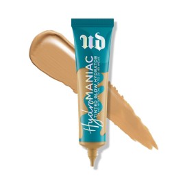 Urban Decay Hydromaniac Dewy Foundation (50 Medium Warm), Hydrating Tinted Moisturizer for Dry Skin, Buildable Medium Coverage, Non-comedogenic, Vegan, Cruelty-free - 1.1 fl oz