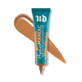 Urban Decay Hydromaniac Dewy Foundation (60 Medium Deep Warm), Hydrating Tinted Moisturizer for Dry Skin, Buildable Medium Coverage, Non-comedogenic, Vegan, Cruelty-free - 1.1 fl oz