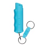 SABRE Pepper Spray, Quick Release Keychain for Easy Carry and Fast Access, Finger Grip for Faster Aim, 3X Longer Spray Time - Up to 10 Seconds, Max Police Strength OC Spray, 0.54 fl oz, Secure Safety
